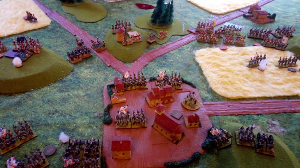 La 2ème division anglais fait sa jonction avec les polonais  tandis que les espagnols s'empare du moulin.jpg